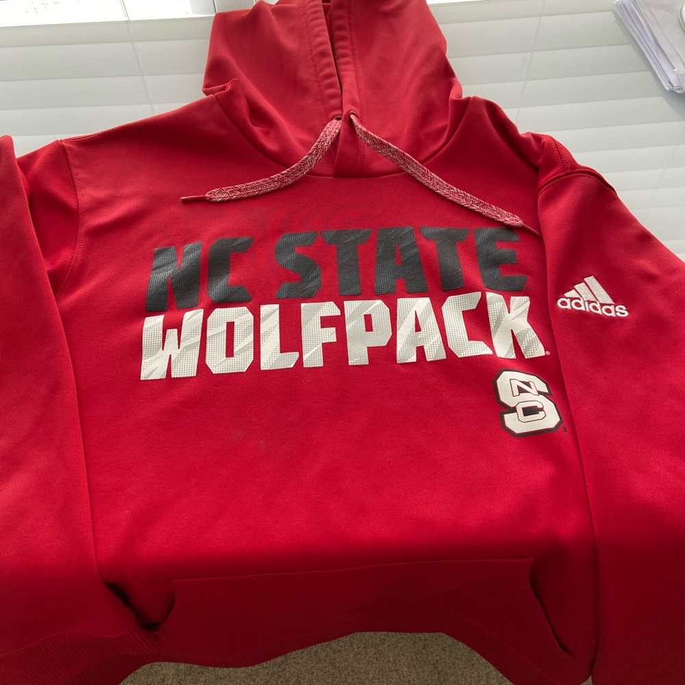 NC State  Adidas long sleeve hoodie XL